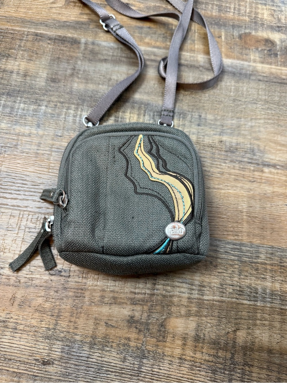 Haiku Mini Crossbody Bag Olive Green Travel Pouch Boho Lightweight